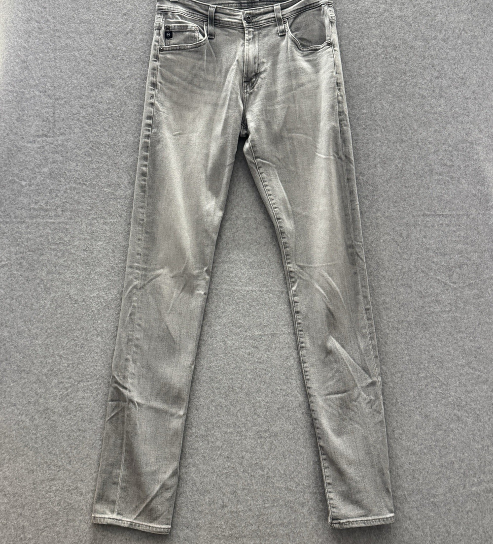 AG Adriano Goldschmied The Dylan Slim Fit Men's Jeans 29x34 Light Gray